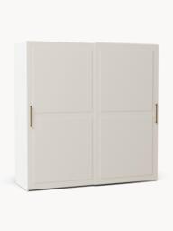 Modular Sliding Door Wardrobe Charlotte, 200 cm Wide, in various sizes