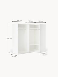 Modular Corner Wardrobe Leon, 215 cm Wide, in various sizes - thumbnail 8