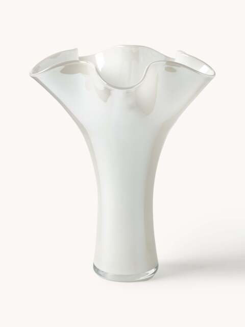 Handmade Glass Vase Ona, H 30 cm - image 1