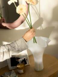 Handmade Glass Vase Ona, H 30 cm - thumbnail 6