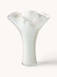Handmade Glass Vase Ona, H 30 cm