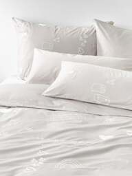 Westwing Crosby Studios, Cotton Duvet Cover Jouy with Embroidered Pattern - thumbnail 1
