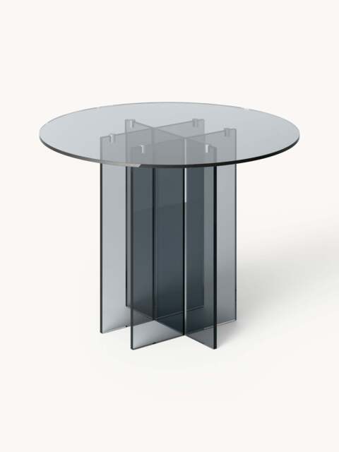Round Glass Dining Table Anouk, in various sizes - image 1
