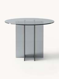 Round Glass Dining Table Anouk, in various sizes - thumbnail 3
