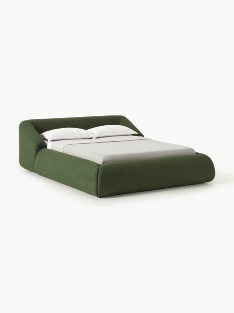 Upholstered Bouclé Bed Sofia