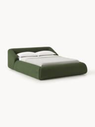 Upholstered Bouclé Bed Sofia