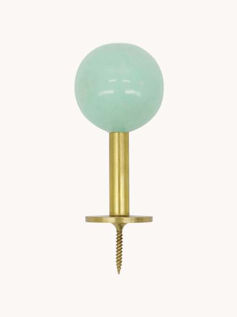 Handmade Metal Wall Hooks Ball, Set of 2 - image 1