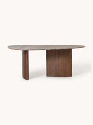 Organic Shaped Dining Table Meadow with Marble Top, in various sizes - thumbnail 2