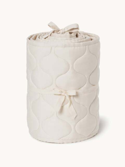Cotton Bed Bumper Ecru - image 1