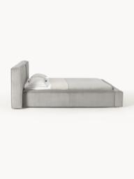 Upholstered Corduroy Bed Lennon with Storage Space - thumbnail 5