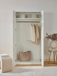 Modular Hinged Door Wardrobe Charlotte, 100 cm Wide, in various sizes - thumbnail 9