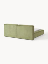 Upholstered Corduroy Bed Lennon with Storage Space - thumbnail 6