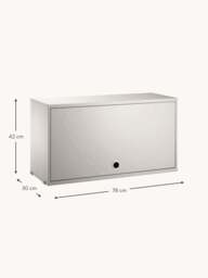 Cabinet String System with Flip Door, W 78 x D 30 cm - thumbnail 3