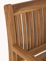 Acacia Wood Garden Bench Noemi - thumbnail 5