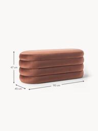 Velvet Upholstered Bench Alto - thumbnail 8