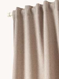 Opaque Multi-Band Curtains Joan, Set of 2, W 140 cm - thumbnail 3