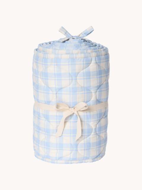 Cotton Bed Bumper Sky Blue - image 1