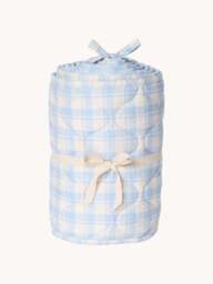 Cotton Bed Bumper Sky Blue