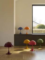 Dimmable Portable LED Table Lamp Panthella 250, Design Verner Panton - thumbnail 2