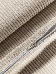 Large Corduroy Sofa Cushion Lennon, 60 x 60 cm - thumbnail 3