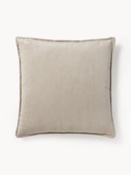Large Corduroy Sofa Cushion Lennon, 60 x 60 cm - thumbnail 1