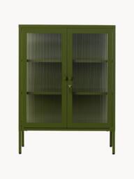 Metal Display Cabinet The Mixer with Ribbed Glass - thumbnail 4