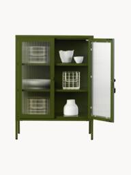 Metal Display Cabinet The Mixer with Ribbed Glass - thumbnail 5