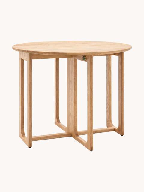 Round Folding Dining Table Craft, Ø 100 cm - image 1