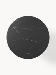 Round Coffee Table Antigua with Marble Effect Glass Top - thumbnail 4