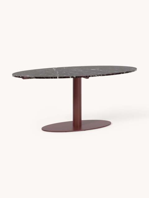 Oval Marble Dining Table Miley, 180 x 90 cm - image 1