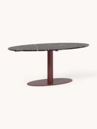 Oval Marble Dining Table Miley, 180 x 90 cm - thumbnail 1