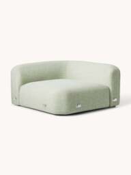 Round Bouclé Corner Module Wolke