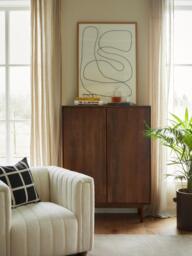 Mango Wood Highboard Paul - thumbnail 3