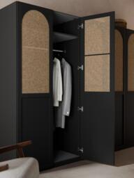 Modular Hinged Door Wardrobe Jeanne, 300 cm Wide, in various sizes - thumbnail 9
