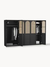 Modular Hinged Door Wardrobe Jeanne, 300 cm Wide, in various sizes - thumbnail 5