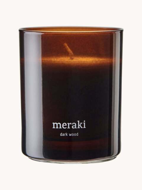Scented Candle Dark Wood (Nutmeg, Clove & Amber) - image 1