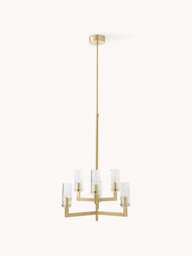 Ribbed Glass Chandelier Emmi - thumbnail 4