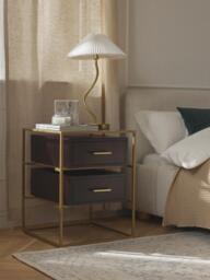 Mango Wood Bedside Table Lyle - thumbnail 2