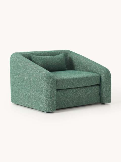 Bouclé Chair Bed Eliot - image 1