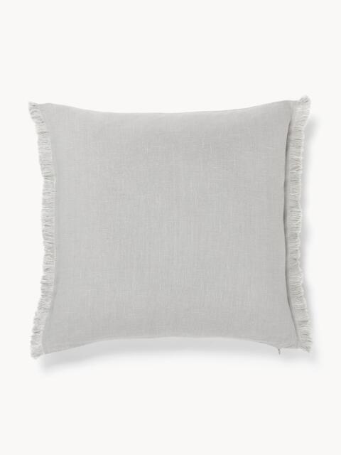 Linen Cushion Cover Luana with Fringes - image 1