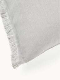 Linen Cushion Cover Luana with Fringes - thumbnail 2