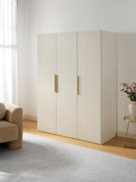 Modular Revolving Door Wardrobe Simone, 150 cm Wide, in various sizes - thumbnail 2