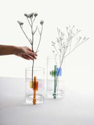 Handmade Glass Vase Standy, H 25 cm - thumbnail 2