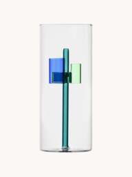 Handmade Glass Vase Standy, H 25 cm