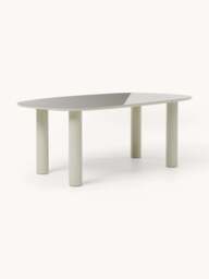 Organic Dining Table Beni with Glass Top, 200 x 110 cm - thumbnail 1