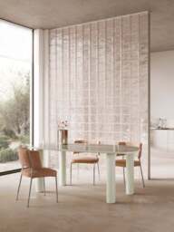 Organic Dining Table Beni with Glass Top, 200 x 110 cm - thumbnail 7