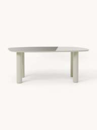 Organic Dining Table Beni with Glass Top, 200 x 110 cm - thumbnail 2