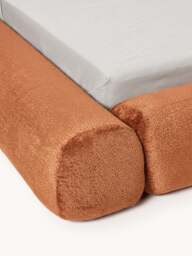 Upholstered Teddy Bouclé Bed Wolke with Storage - thumbnail 8