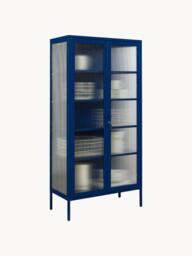Metal Display Cabinet The Collector with Ribbed Glass - thumbnail 3