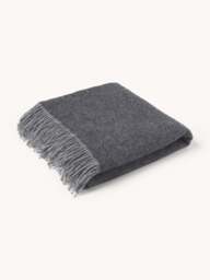 Wool Reversible Throw Double Face